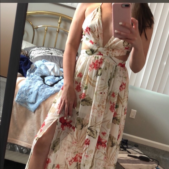 Fashion Nova Ivory Lanai Maxi Dress - Picture 4 of 7